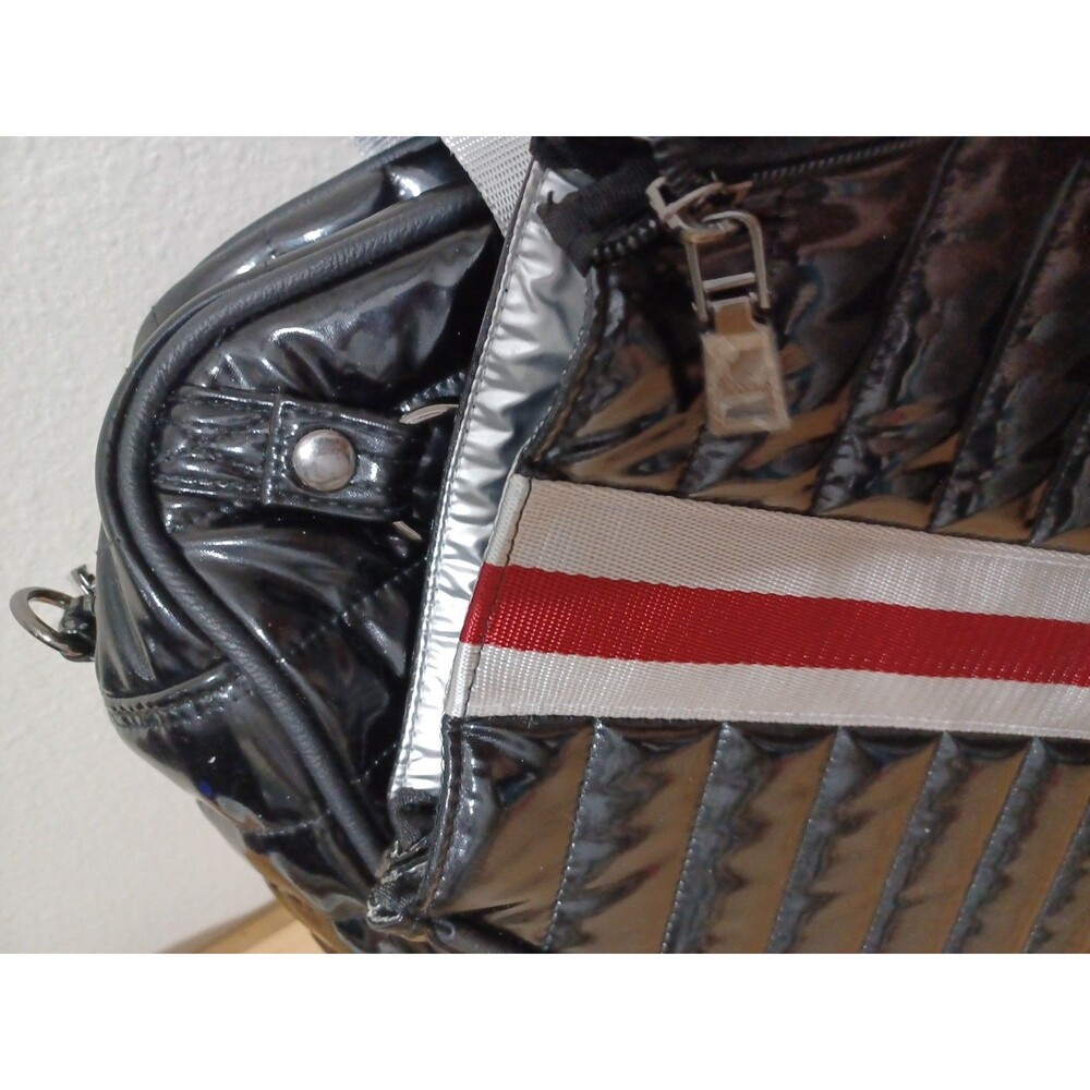 Anthropologie Black red Tennis Bag and bag set By Think Royln - Picture 6 of 13